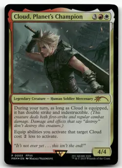 Cloud, Planet's Champion (Costco Bundle) (Foil) NM Unique and Miscellaneous Prom - Image 1