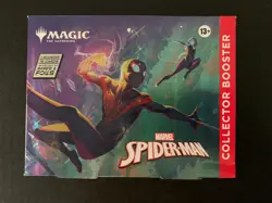 Magic The Gathering Spider-Man Marvel Factory Sealed Collector Booster Box #1 - Image 1