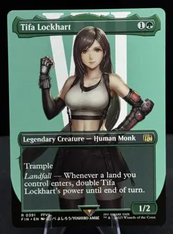 Tifa Lockhart (Borderless) NM Final Fantasy Magic The Gathering Mtg Near Mint - Image 1