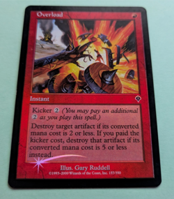Magic the Gathering Foil Overload (Invasion) (MTG) Commander - Image 1