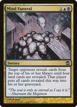 MTG Mind Funeral ** Alara Reborn ** English (NM) - Image 1