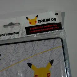 Pokemon 25th Anniversary Jumbo Pikachu First Partner Collector's Binder SEALED 820650809606 - Image 3