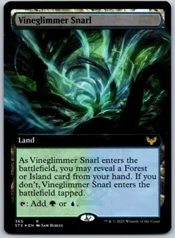 Vineglimmer Snarl (Extended Art) Foil R Strixhaven: School of Mages 365 NM - Image 1