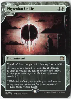 Phyrexian Unlife Foil R Wilds of Eldraine: Enchanting Tales 11 NM - Image 1