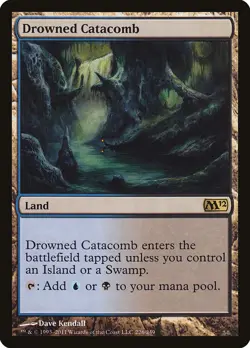MTG Drowned Catacomb ** Magic 2012 ** English (NM) - Image 1