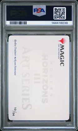 2024 MTG MODERN HORIZONS 3 ART SERIES GOLD STAMPED #10 HYDRA TRAINER PSA 10 - Image 2