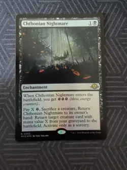mtg chthonian nightmare foil modern horizons 3 - Image 1