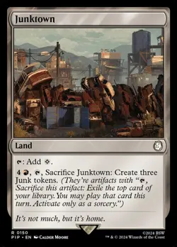 Junktown #150 (NM) - MTG - Universes Beyond Fallout Magic: The Gathering - Image 1