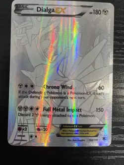 Pokemon TCG Dialga EX Full Art 122/119 Secret Rare - Image 1