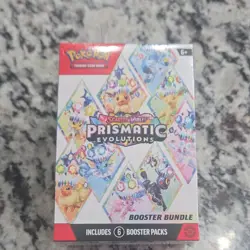 Pokemon TCG Prismatic Evolutions Booster Bundle 6 Packs Eevee - Image 1