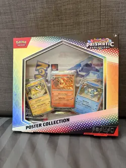 Pokemon TCG Scarlet & Violet Prismatic Evolutions Poster Collection - Image 1