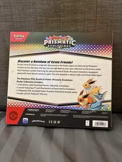 Pokemon TCG Scarlet & Violet Prismatic Evolutions Poster Collection - Image 2