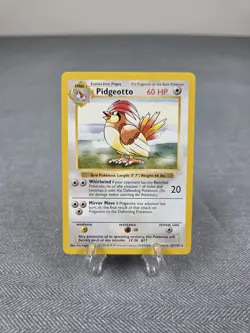 Pokemon TCG : Pidgeotto - Base Set Unlimited Shadowless 22/102 Non Holo WOTC NM - Image 1