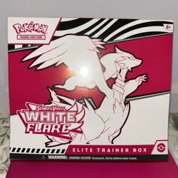 Pokemon TCG Scarlet and Violet White Flare Elite Trainer Box. Sealed - Image 1