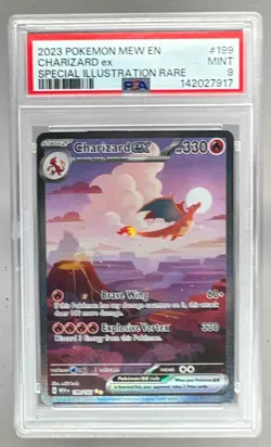 142027917 Charizard ex 2023 Pokemon SV 151 #199/165 PSA 9 - Image 1
