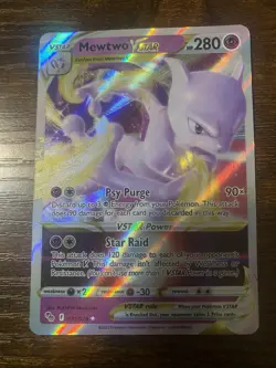 Mewtwo VSTAR 031/078 Pokemon GO Ultra Rare Full Art Holo - - Image 1