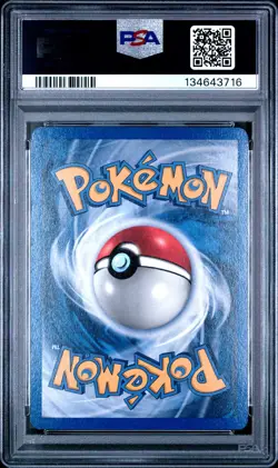 2002 POKEMON LEGENDARY COLLECTION #9 DARK VAPOREON-REVERSE FOIL PSA 6 - Image 2