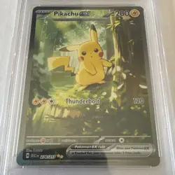 Pokemon Pikachu EX 276/217 Ascended Heroes Special Illustration Holo EN PSA 9 - Image 4