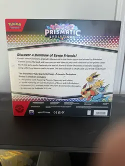 Pokemon TCG Scarlet & Violet Prismatic Evolutions Poster Collection Box - Image 2