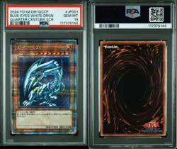 YuGiOh PSA10 Blue Eyes White Dragon 25th Quarter Century Secret Rare Pride - Image 3