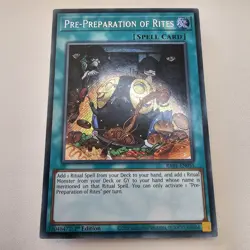Pre Preparation of Rites - RA01 EN055 - Secret Rare - Yugioh EURO - Image 1