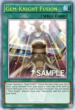 BLMM-EN160 Gem-Knight Fusion Alt Art Starlight Rare YuGiOh Preorder - Image 1