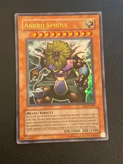 Yugioh Card Andro Sphinx EP1-EN002 Ultra Rare NM - Image 1