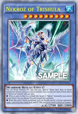 BLMM-EN132 Nekroz of Trishula Alt Art Starlight Rare YuGiOh Preorder - Image 1