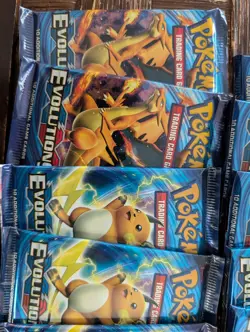 Pokemon XY Evolutions Individual loose booster pack price listed is per pack - Image 2