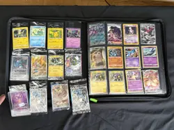 Pokemon Binder Card Lot + sealed promo cards selling collection HUGE - Image 1