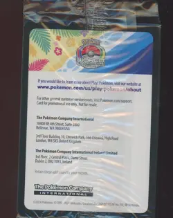 Pikachu SVP EN 190 - 2024 World Championships Sealed Promo Pokemon TCG Card - Image 2