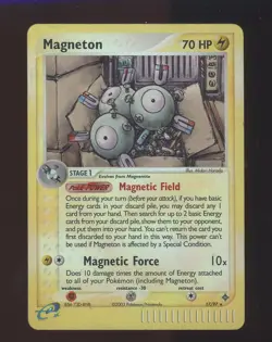 Magneton 17/97 Reverse Holo Rare Dragon LP Pokemon Card - Image 1