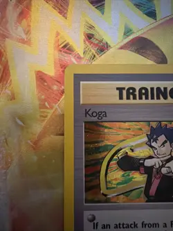 Pokemon Trainer Koga Holographic Trading Card - Image 3