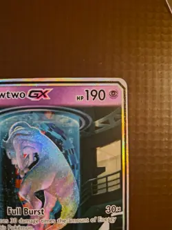 Mewtwo GX 78/73 Secret Rare Shining Legends NM Pokemon Card (Mew Tube) 2017 - Image 4