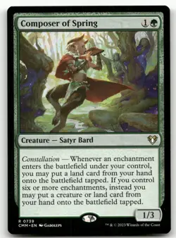 Composer of Spring #739 (NM) Commander Masters CMM Magic MTG - Image 1