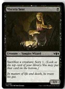 Viscera Seer 199 Common Commander: Tarkir: Dragonstorm Magic: The Gathering NM - Image 1