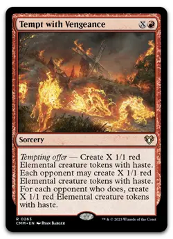 Tempt with Vengeance #263 (NM) Commander Masters CMM Magic MTG - Image 1