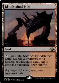 Bloodstained Mire Modern Horizons 3 Regular NM R 0216 - Image 1
