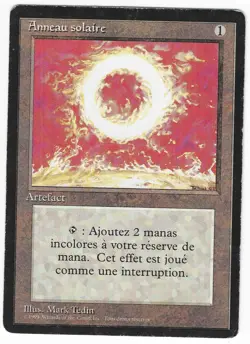 ►Magic-Style◄ MTG - Sol Ring - French Revised FBB - Played - Image 1
