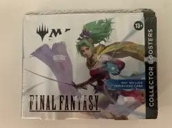 MTG Magic The Gathering TCG Final Fantasy Factory Sealed Collector Booster Box - Image 1