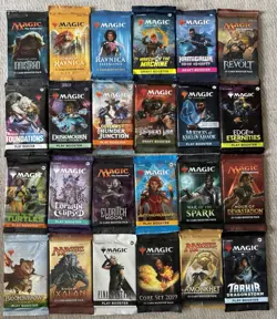 Magic: The Gathering Booster Pack Lot 24 Packs Multiple Sets. Chaos Draft. - Image 1