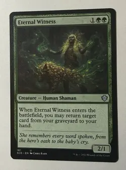 Eternal Witness #181 (NM) (Non-Foil) (U) (SCD) Magic MTG - Image 1