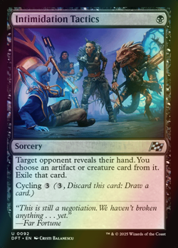 MTG Intimidation Tactics Foil ** Aetherdrift ** English (NM) - Image 1