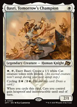 MTG Basri, Tomorrow's Champion ** Aetherdrift ** English (NM) - Image 1