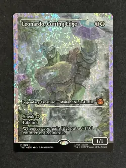 Magic: The Gathering Leonardo Cutting Edge Showcase Fracture Foil - Image 1