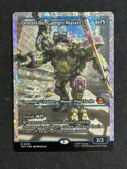 Magic: The Gathering Donatello Gadget Master Showcase Fracture Foil - Image 1