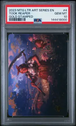 2023 MTG THE LORD OF THE RINGS: TALES OF MIDDLE-EARTH ART SER TOOK REAPER PSA 10 - Image 1