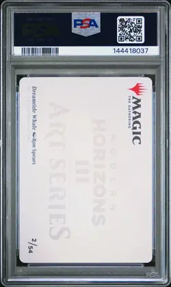 2024 MTG MODERN HORIZONS 3 ART SERIES GOLD STAMPED #2 DREAMTIDE WHALE PSA 10 - Image 2
