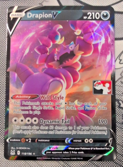 Drapion V 118/196 Pokemon Play! Prize Pack Series 3 - Image 1