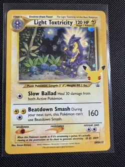 Pokemon TCG Celebrations Light Toxtricity - Image 1
